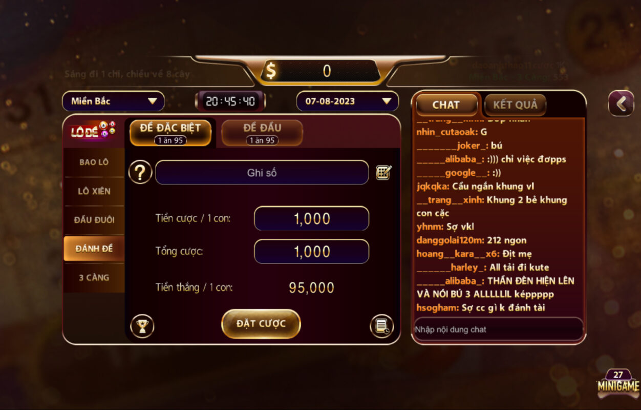 Đa dạng hình thức đánh lô kép