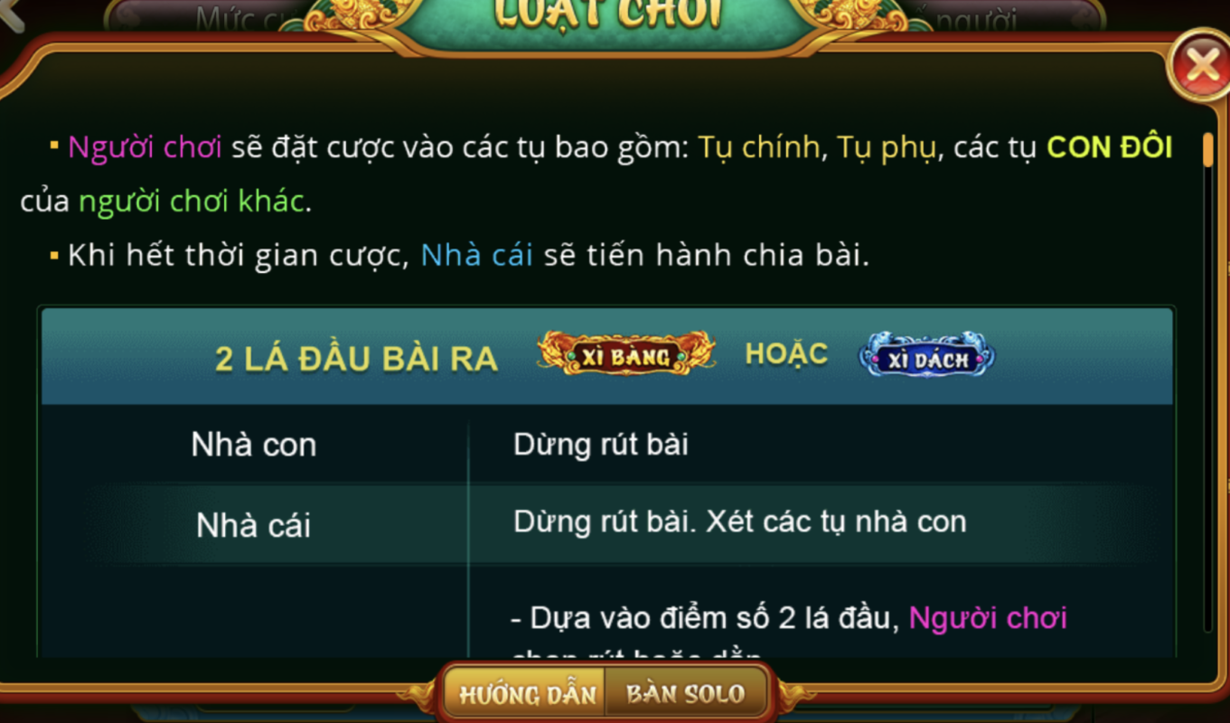 Thuật ngữ Xì dách hoàng gia khi tham gia tại điểm giải trí Gemwin 