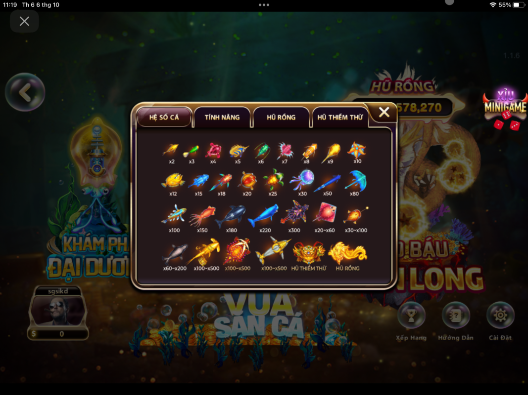 hệ số thưởng khá cao